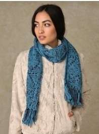 FREE PEOPLE BLUE SHIMMER SPARKLE SCARF NEW $48  