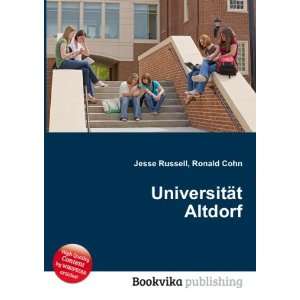  UniversitÃ¤t Altdorf Ronald Cohn Jesse Russell Books