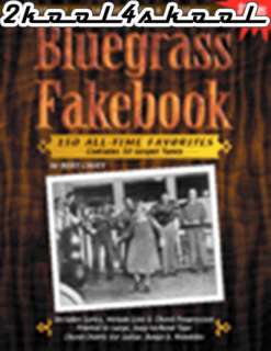 Bluegrass Mandolin, Banjo Fake Book Instruction Music  