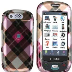  Cuffu   Pink Check   Samsung T749 Highlight Case Cover 