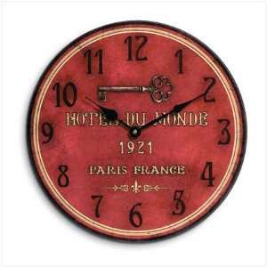 Hotel Du Monde Clock 