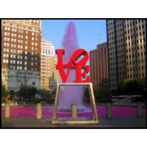  Love Park, Philadelphia   Stamp for Breast Cancer Office 