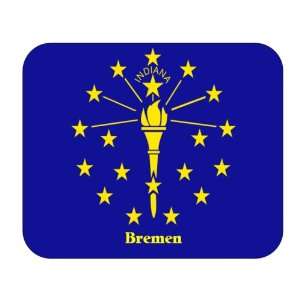  US State Flag   Bremen, Indiana (IN) Mouse Pad Everything 