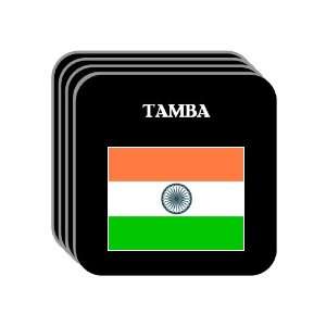  India   TAMBA Set of 4 Mini Mousepad Coasters 