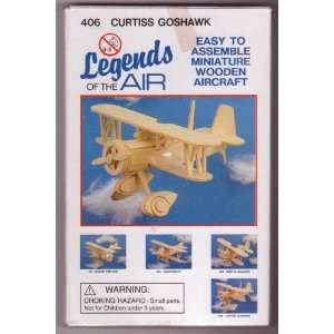  Legends of the Air Wooden Aircraft Curtiss Goshawk Toys 