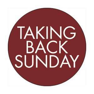  Taking Back Sunday Logo Button B 3654 Toys & Games