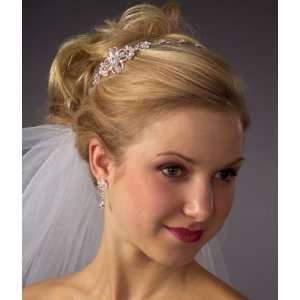  Skinny Headband with Crystal Accents & Side Detail 2841 