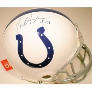 Joseph Addai Autographed Indianapolis Colts Full Size Riddell Proline 