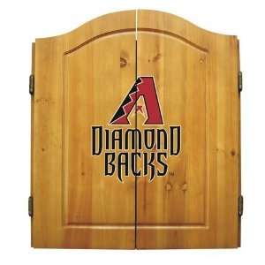  Arizona Diamondbacks Dart Board Cabinet & Bristle 