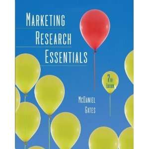    Marketing Research Essentials [Paperback] Carl McDaniel Jr. Books