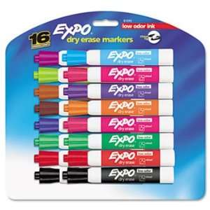  EXPO 81045   Low Odor Dry Erase Markers, Chisel Tip 