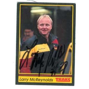  Larry McReynolds Autographed/Hand Signed Trading Card 