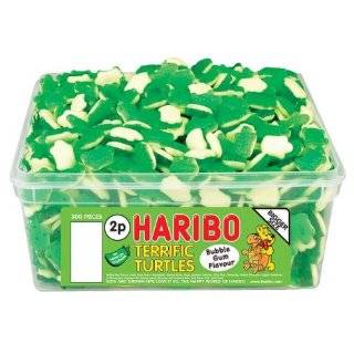 Haribo Terrific Turtles Bubble Gum Flavour Gummy Sweets