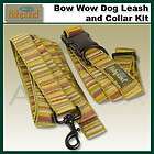 Fishpond Bow Wow Dog Collar & Leash L Set 20 32 Green  