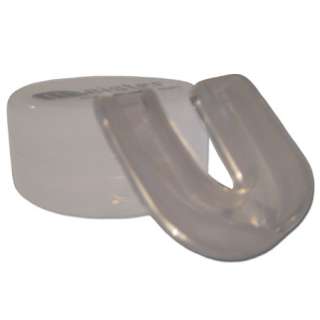 CLEAR SINGLE MOUTH GUARD w/ CASE Meister MMA Mouthguard  