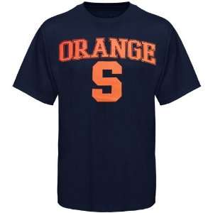  NCAA Syracuse Orange Navy Blue Universal Logo T shirt 