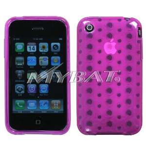  iPhone 3G, iPhone 3G S, Hot Pink Whirl Candy Skin Cover 