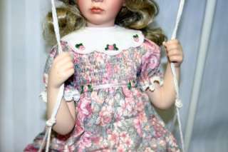   BY PAMELA PHILLIPS GEORGETOWN COLLECTION PORCELAIN DOLL ORIG BOX SWING