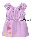 Sugar Sweet Couture Purple “Social Butterfly” Top  3T  