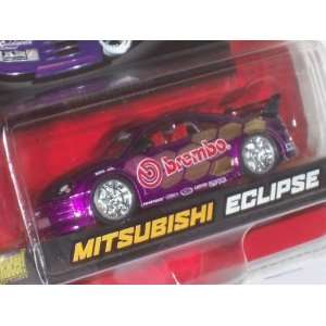   Racer Purple Mitsubishi Eclipse 164 Scale Die Cast Car Toys & Games