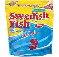 Swedish Fish Soft & Chewy Candy 3 1/2 lbs Fresh 56o red  