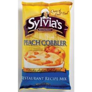 Sylvias Mix Cobbler Peach 9 OZ (Pack of Grocery & Gourmet Food