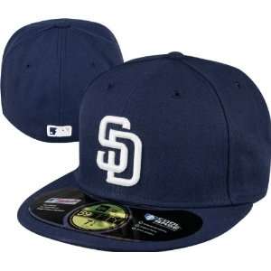  San Diego Padres Navy Home Authentic On Field Fitted Hat 