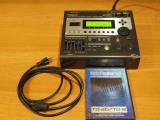 Roland TD 12 V Drum Brain Module TD12 20 10 9 8 7 6V 5 4 3 PD KD 125 