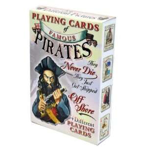 Famous Pirates Playing Cards   Deck of 54 Cards