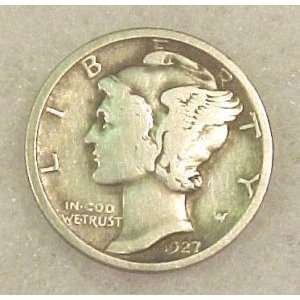  1927 P Philadelphia Mint Mercury Dime 