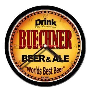  BUECHNER beer and ale cerveza wall clock 