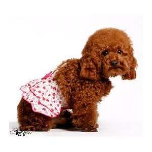  New   Sweet Strawberry Dress w/ Strap for Cute Dogs 
