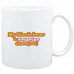 Mug White  My Black Bear is smarter than you  Animals 