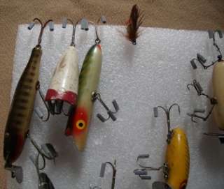 Lot 19 Vintage Fishing Lures Pflueger South Bend & Others  