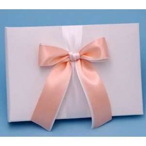  Custom Color Guest Book in White or Ivory