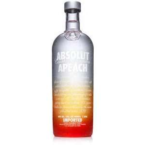  Absolut Vodka Apeach 200ML Grocery & Gourmet Food