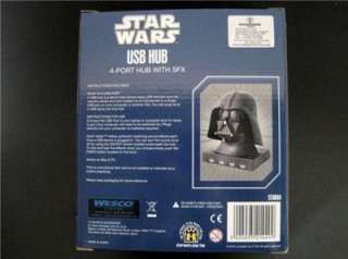 STAR WARS DARTH VADER USB HUB w/ SOUND EFFECTS  