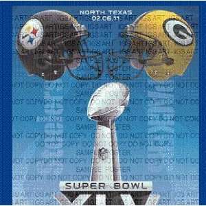  Super Bowl 2011 Event Poster