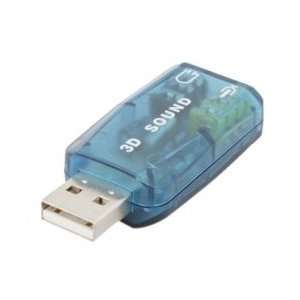  5.1 Surround USB 2.0 External 3D Sound Card Electronics