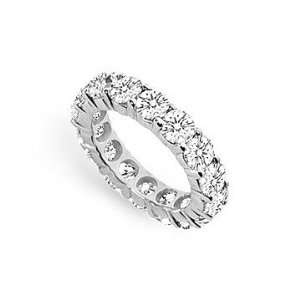    Diamond Eternity Ring  14K White Gold   0 CT Diamonds Jewelry