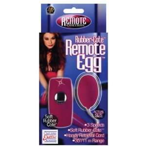  California Exotics Rubber Cote Remote Egg Vibrator Health 