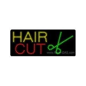 Hair Cut LED Sign 11 x 27