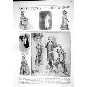  1925 ASCOT FROCKS LADIES FASHION HATS PERON GOWN REVILLE 