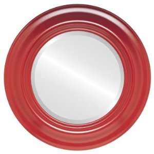  Lancaster Circle in Holiday Red Mirror and Frame