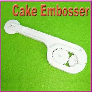 Cake Fondant Sugarcraft Icing Wheel Cutter Embosser Decoration Tool 