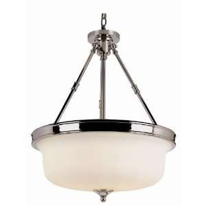  Trans Globe 7545 PC 3 Light Hourglass Pendant in Polished 