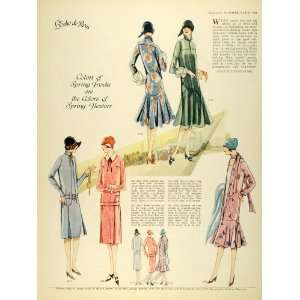  1926 Print Spring Parisian Flapper Fashion McCalls 
