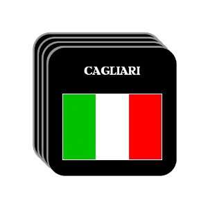  Italy   CAGLIARI Set of 4 Mini Mousepad Coasters 