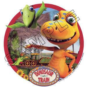 Dinosaur Train Buddy & Tiny Edible Cake Topper Image  
