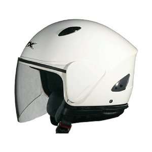    AFX FX 48 Open Face With Shield Helmet XX Large  White Automotive